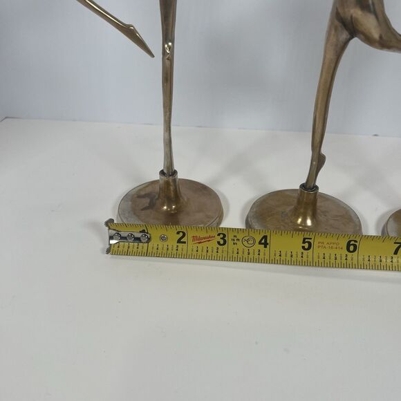 Ballerina Dancer Nude Sculpture Trio MCM Vintage‎ Metal Decor - Picture 11 of 12